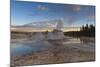 Castle Geyser at Sunset-Eleanor-Mounted Photographic Print
