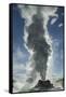 Castle Geyser Erupting, Upper Geyser Basin, Yellowstone National Park, Wyoming-Adam Jones-Framed Stretched Canvas