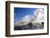 Castle Geyser Steam Blocks Sun-Eleanor-Framed Photographic Print
