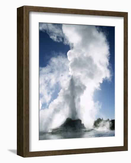 Castle Geyser, Upper Geyser Basin, Yellowstone National Park, Wyoming-Roy Rainford-Framed Photographic Print