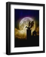 Castle Guardian-Julie Fain-Framed Art Print