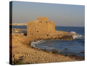 Castle Guarding the Harbour at Paphos, Cyprus, Mediterranean, Europe-Miller John-Stretched Canvas