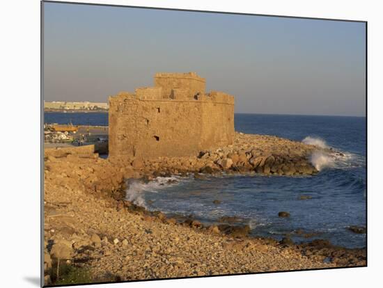 Castle Guarding the Harbour at Paphos, Cyprus, Mediterranean, Europe-Miller John-Mounted Photographic Print