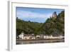 Castle Gutenfels Above Kaub in the Rhine Valley, Rhineland-Palatinate, Germany, Europe-Michael Runkel-Framed Photographic Print