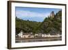 Castle Gutenfels Above Kaub in the Rhine Valley, Rhineland-Palatinate, Germany, Europe-Michael Runkel-Framed Photographic Print