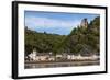 Castle Gutenfels Above Kaub in the Rhine Valley, Rhineland-Palatinate, Germany, Europe-Michael Runkel-Framed Photographic Print