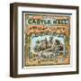 Castle Hall Brand Cigar Outer Box Label-Lantern Press-Framed Art Print