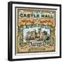 Castle Hall Brand Cigar Outer Box Label-Lantern Press-Framed Art Print