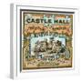 Castle Hall Brand Cigar Outer Box Label-Lantern Press-Framed Art Print