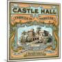 Castle Hall Brand Cigar Outer Box Label-Lantern Press-Mounted Art Print