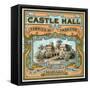 Castle Hall Brand Cigar Outer Box Label-Lantern Press-Framed Stretched Canvas