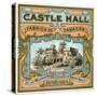 Castle Hall Brand Cigar Outer Box Label-Lantern Press-Stretched Canvas