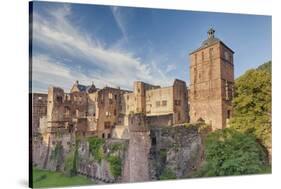 Castle, Heidelberg, Baden-Wurttemberg, Germany, Europe-Markus Lange-Stretched Canvas