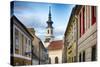 Castle Hill Church Tower, Budapest, Hungary-George Oze-Stretched Canvas