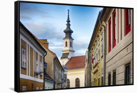 Castle Hill Church Tower, Budapest, Hungary-George Oze-Framed Stretched Canvas