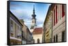 Castle Hill Church Tower, Budapest, Hungary-George Oze-Framed Stretched Canvas