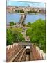 Castle Hill Funicular, Budapest, Hungary-Miva Stock-Mounted Premium Photographic Print