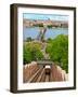 Castle Hill Funicular, Budapest, Hungary-Miva Stock-Framed Photographic Print