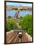 Castle Hill Funicular, Budapest, Hungary-Miva Stock-Framed Photographic Print