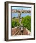 Castle Hill Funicular, Budapest, Hungary-Miva Stock-Framed Photographic Print