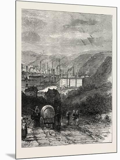 Castle Hill, Huddersfield, UK, 1883-null-Mounted Giclee Print