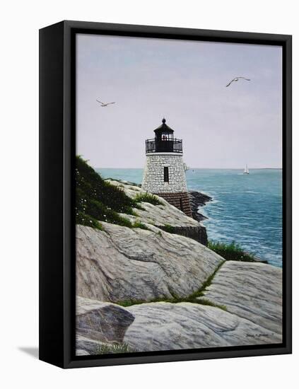 Castle Hill Light-Bruce Dumas-Framed Stretched Canvas