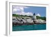 Castle Hill Lighthouse, Newport, RI-George Oze-Framed Photographic Print