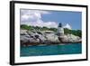 Castle Hill Lighthouse, Newport, RI-George Oze-Framed Photographic Print