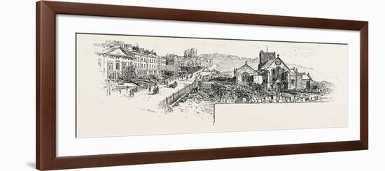 Castle Hill, Scarborough, with the Church-null-Framed Giclee Print