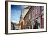 Castle Hill Street Scene I Budapest, Hungary-George Oze-Framed Photographic Print