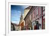 Castle Hill Street Scene I Budapest, Hungary-George Oze-Framed Photographic Print