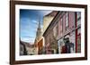 Castle Hill Street Scene I Budapest, Hungary-George Oze-Framed Photographic Print