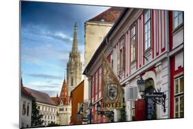 Castle Hill Street Scene I Budapest, Hungary-George Oze-Mounted Photographic Print