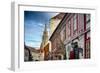 Castle Hill Street Scene I Budapest, Hungary-George Oze-Framed Photographic Print