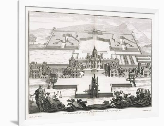 Castle Howard in Yorkshire-Hendrick Hulsberg-Framed Giclee Print