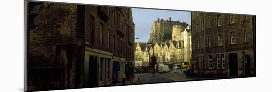 Castle in a City, Edinburgh Castle, Edinburgh, Scotland-null-Mounted Photographic Print