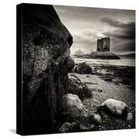 Castle in Lake-Craig Roberts-Stretched Canvas