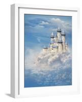 Castle In The Clouds-egal-Framed Art Print