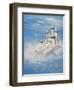 Castle In The Clouds-egal-Framed Art Print