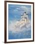 Castle In The Clouds-egal-Framed Art Print