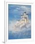 Castle In The Clouds-egal-Framed Art Print