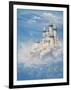 Castle In The Clouds-egal-Framed Art Print
