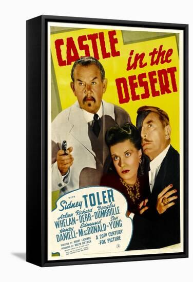 Castle in the Desert, Sidney Toler, Arleen Whelan, Douglass Dumbrille, 1942-null-Framed Stretched Canvas