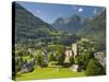 Castle, Luz-Saint-Sauveur, Midi-Pyrenees, France-Doug Pearson-Stretched Canvas