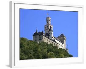 Castle Marksburg, Braubach, Germany-Miva Stock-Framed Photographic Print