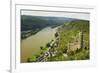 Castle Maus and River Rhine, Rhineland-Palatinate, Germany, Europe-Jochen Schlenker-Framed Photographic Print