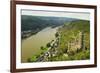 Castle Maus and River Rhine, Rhineland-Palatinate, Germany, Europe-Jochen Schlenker-Framed Photographic Print