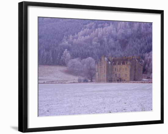 Castle Menzies in Winter, Weem, Perthshire, Scotland, UK, Europe-Kathy Collins-Framed Photographic Print