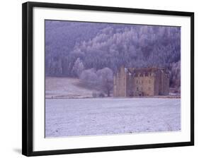 Castle Menzies in Winter, Weem, Perthshire, Scotland, UK, Europe-Kathy Collins-Framed Photographic Print