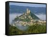 Castle, Najac, Aveyron, Midi Pyrenees, France-Charles Bowman-Framed Stretched Canvas